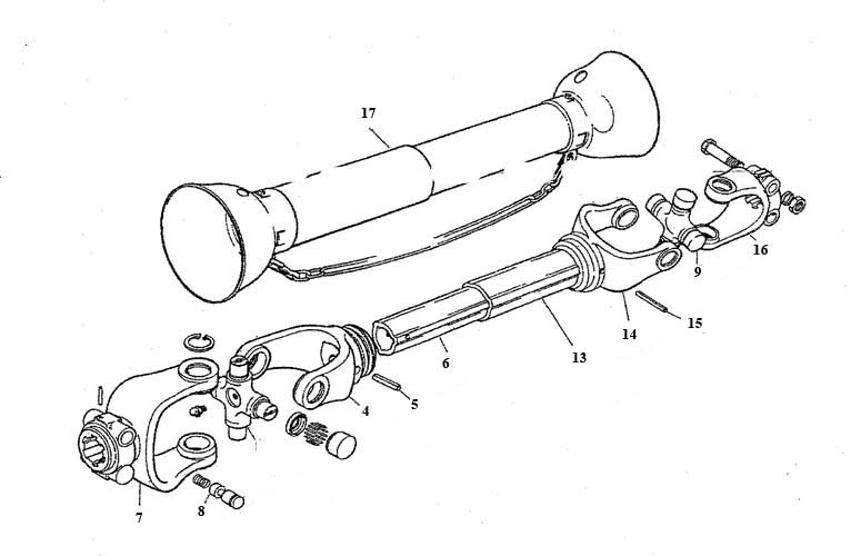 PTO Parts-No Clutch LaMagdalina AFMJ Series Agric